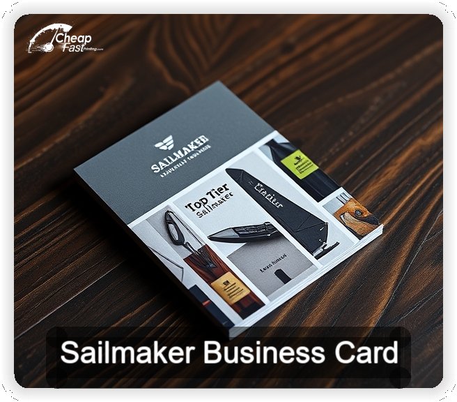 Sailmaker business card design sample
