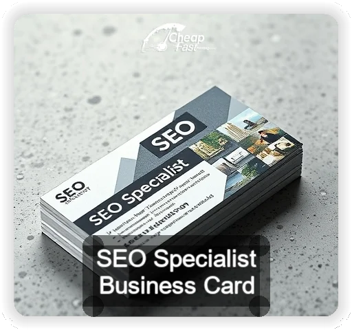 Seo Specialist business card design sample