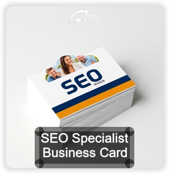 Seo Specialist business card design sample