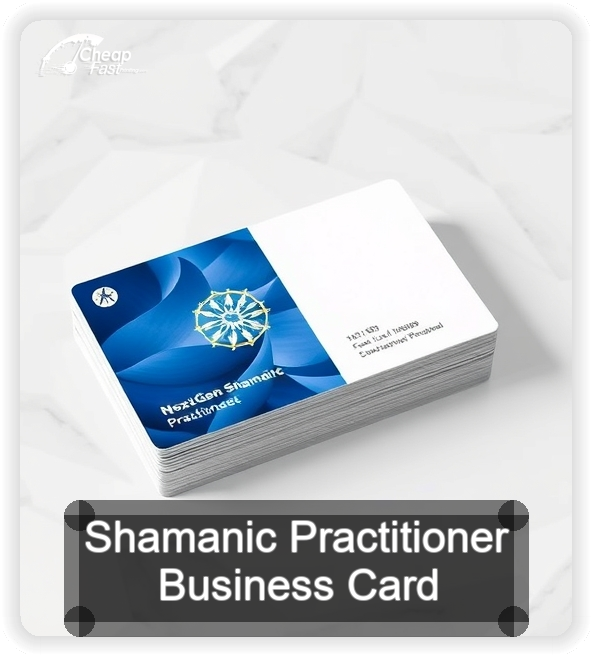 Shamanic Practitioner business card design sample