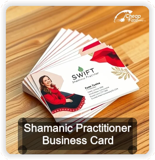 Shamanic Practitioner business card design sample