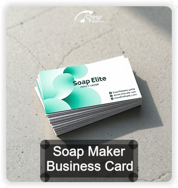 Soap Maker business card design sample