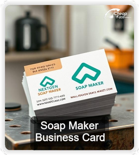 Soap Maker business card design sample