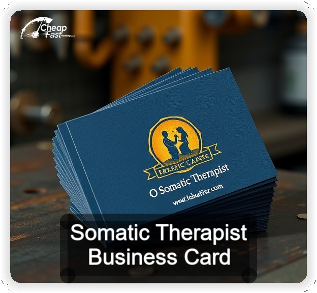 Somatic Therapist business card design sample