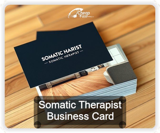 Somatic Therapist business card design sample