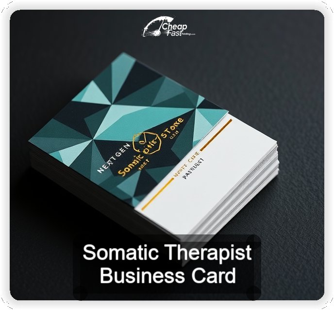 Somatic Therapist business card design sample