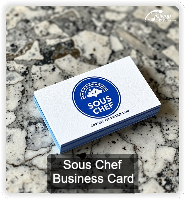 Sous Chef business card design sample