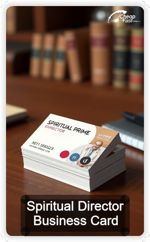 Spiritual Director business card design sample
