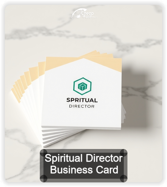 Spiritual Director business card design sample