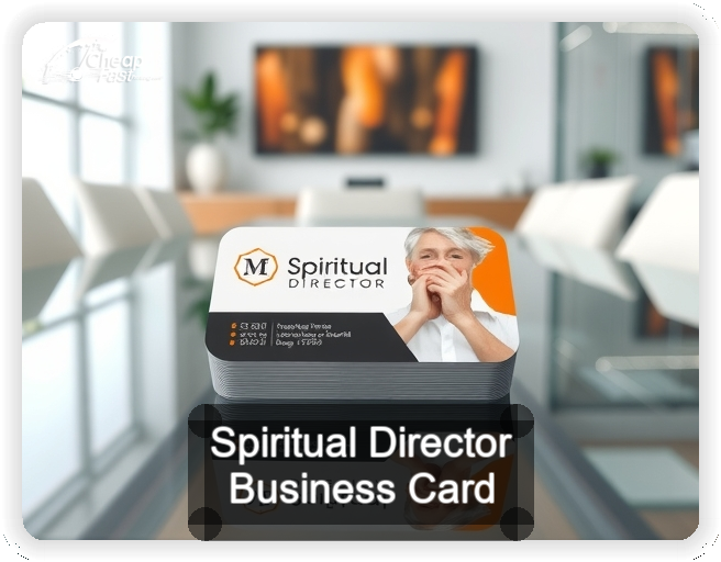 Spiritual Director business card design sample