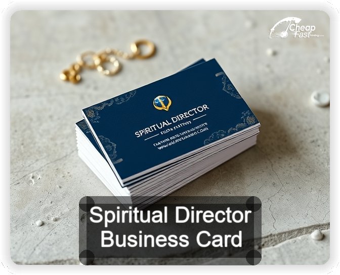 Spiritual Director business card design sample