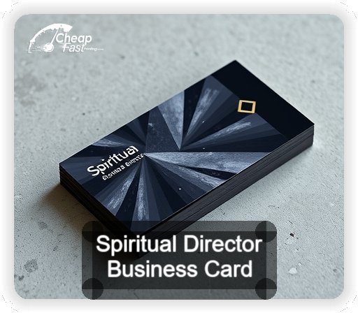 Spiritual Director business card design sample