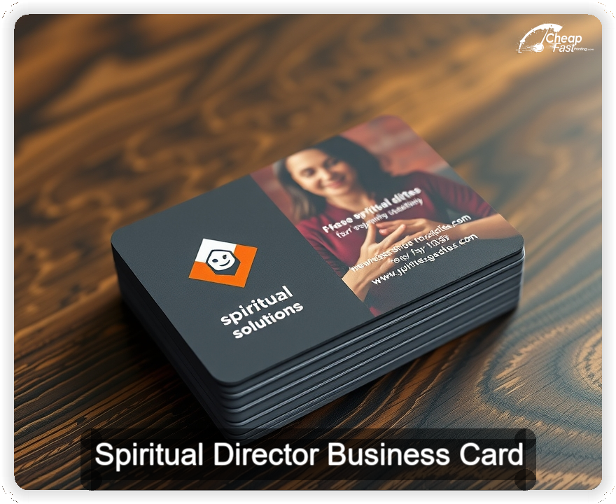 Spiritual Director business card design sample