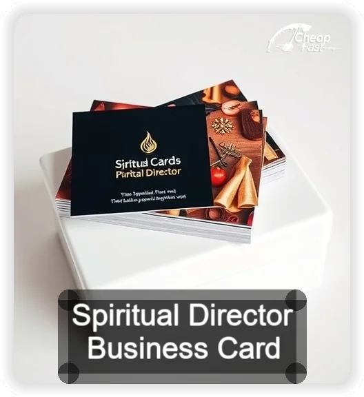 Spiritual Director business card design sample