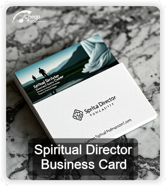 Spiritual Director business card design sample