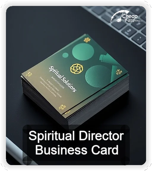 Spiritual Director business card design sample