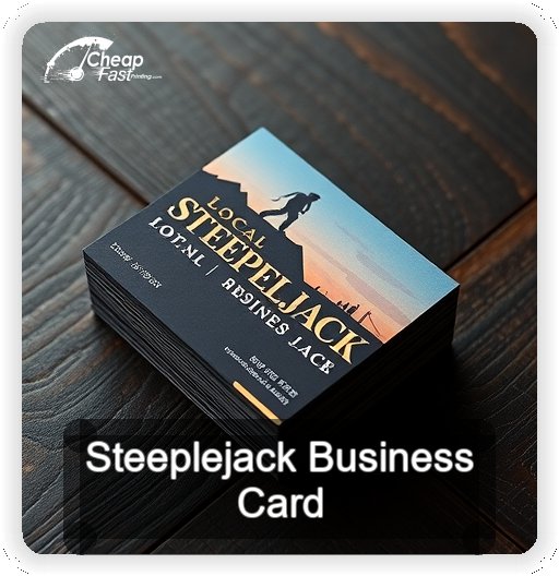 Steeplejack business card design sample