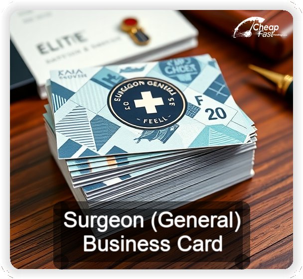 Surgeon General business card design sample