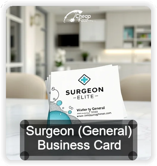 Surgeon General business card design sample