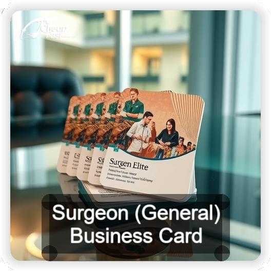 Surgeon General business card design sample