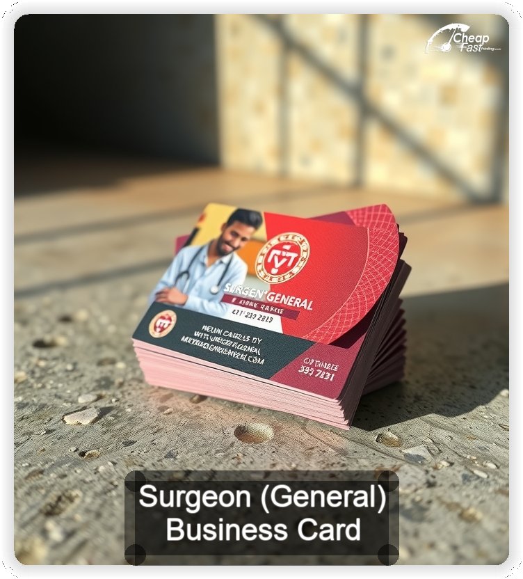 Surgeon General business card design sample