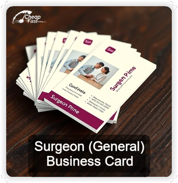 Surgeon General business card design sample