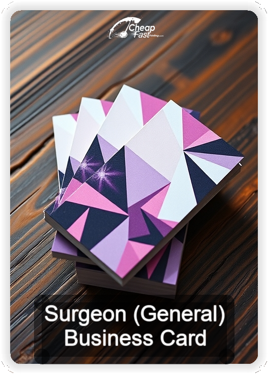 Surgeon General business card design sample