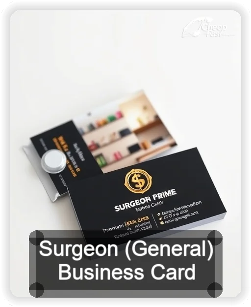 Surgeon General business card design sample