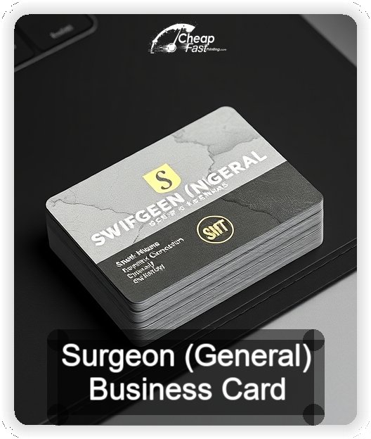 Surgeon General business card design sample