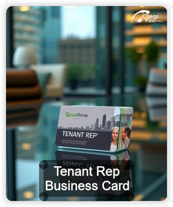 Tenant Rep business card design sample