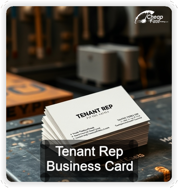 Tenant Rep business card design sample