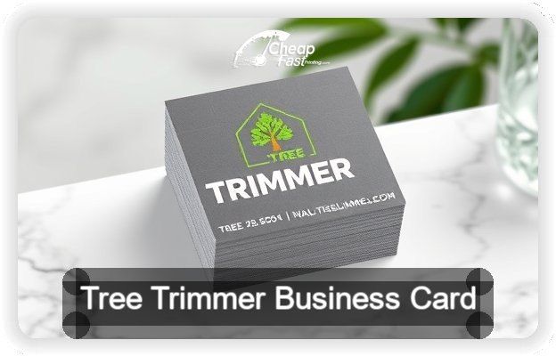 Tree Trimmer business card design sample