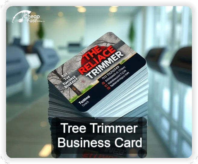 Tree Trimmer business card design sample