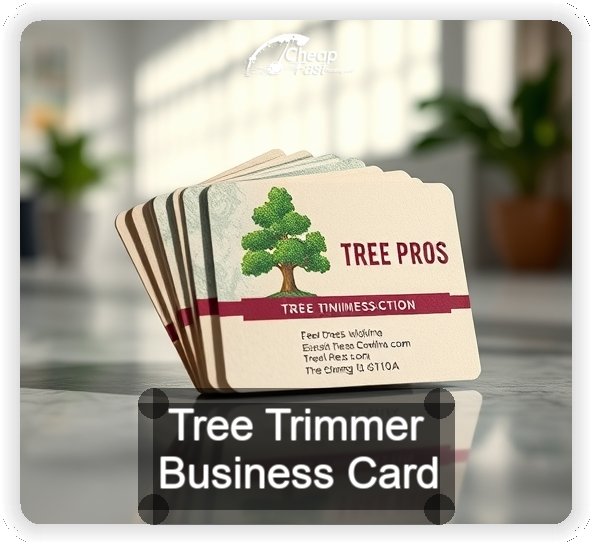 Tree Trimmer business card design sample
