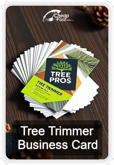 Tree Trimmer business card design sample