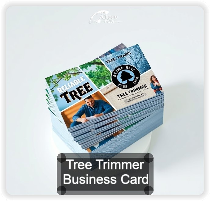 Tree Trimmer business card design sample