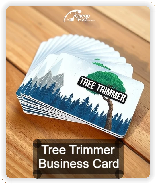 Tree Trimmer business card design sample