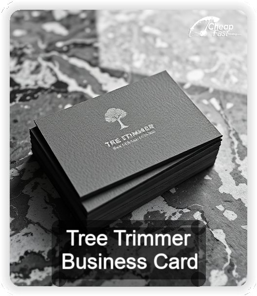 Tree Trimmer business card design sample