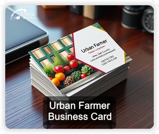 Urban Farmer business card design sample