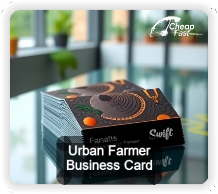 Urban Farmer business card design sample