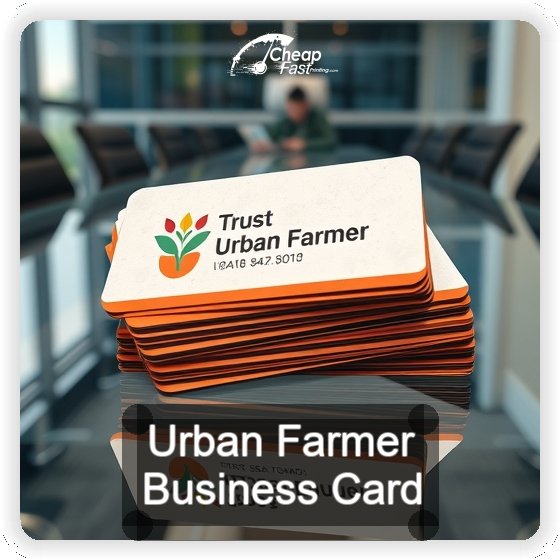 Urban Farmer business card design sample
