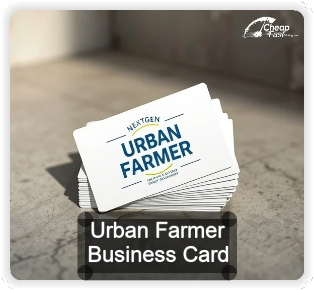 Urban Farmer business card design sample