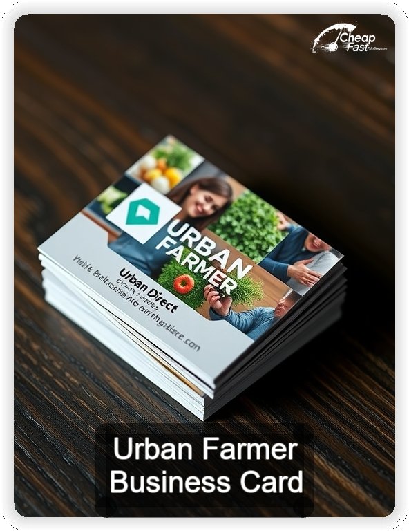 Urban Farmer business card design sample
