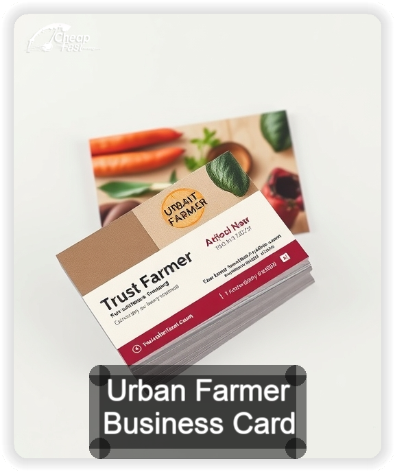 Urban Farmer business card design sample