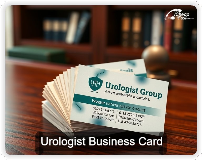 Urologist business card design sample