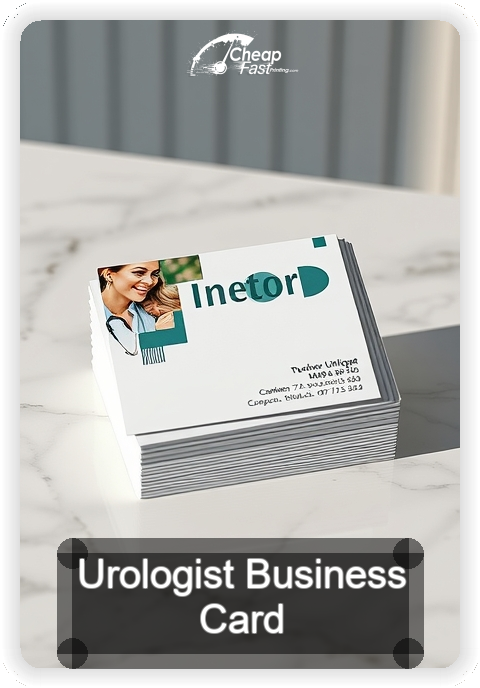 Urologist business card design sample