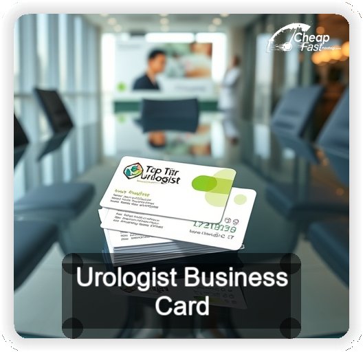 Urologist business card design sample