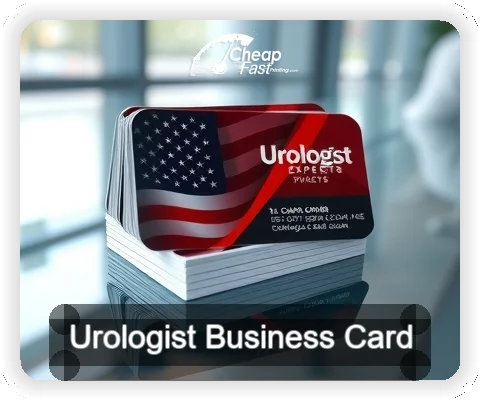 Urologist business card design sample