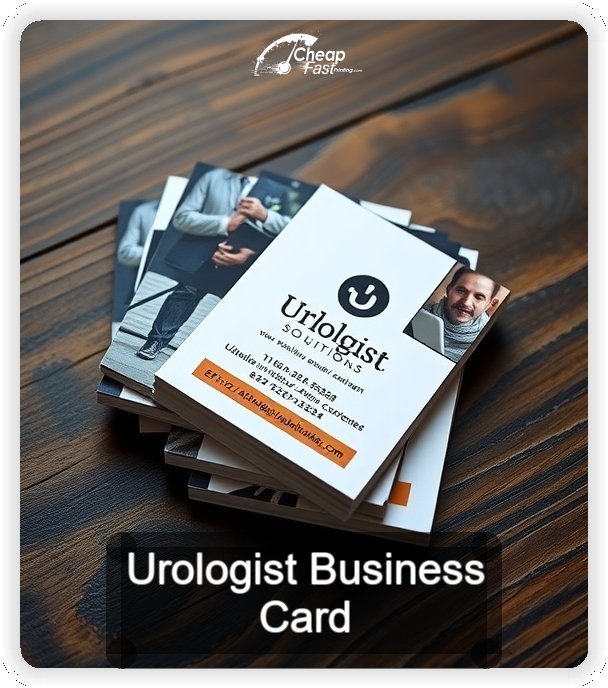 Urologist business card design sample