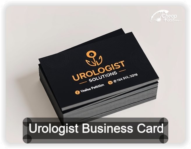 Urologist business card design sample
